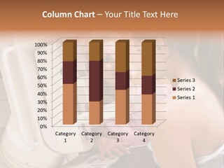 Nurse Assisting Patient Undergoing Mammogram PowerPoint Template