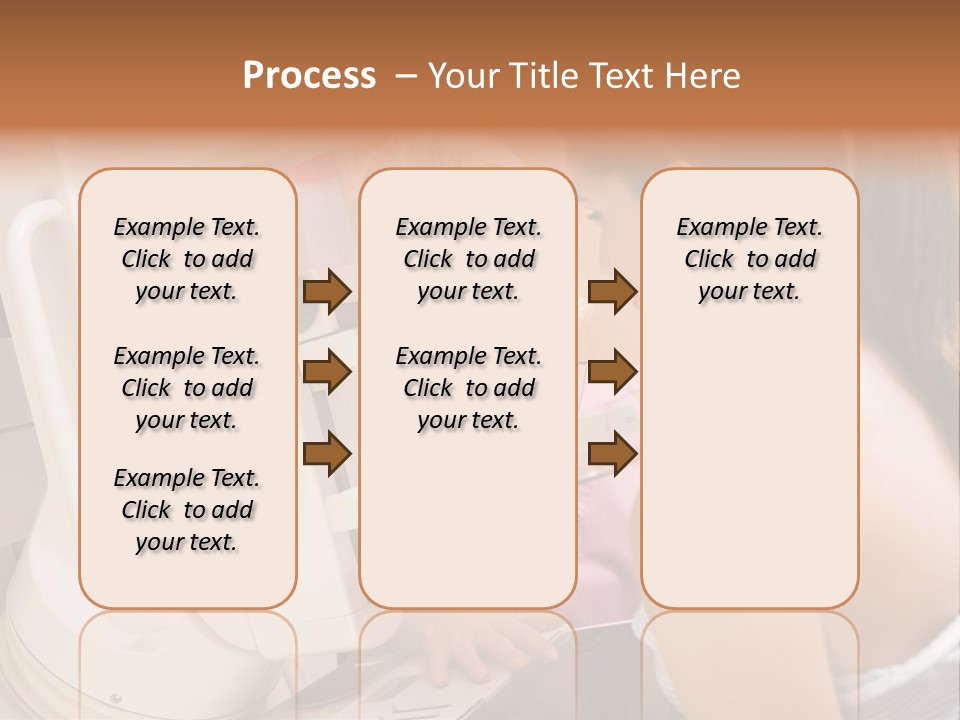 Nurse Assisting Patient Undergoing Mammogram PowerPoint Template