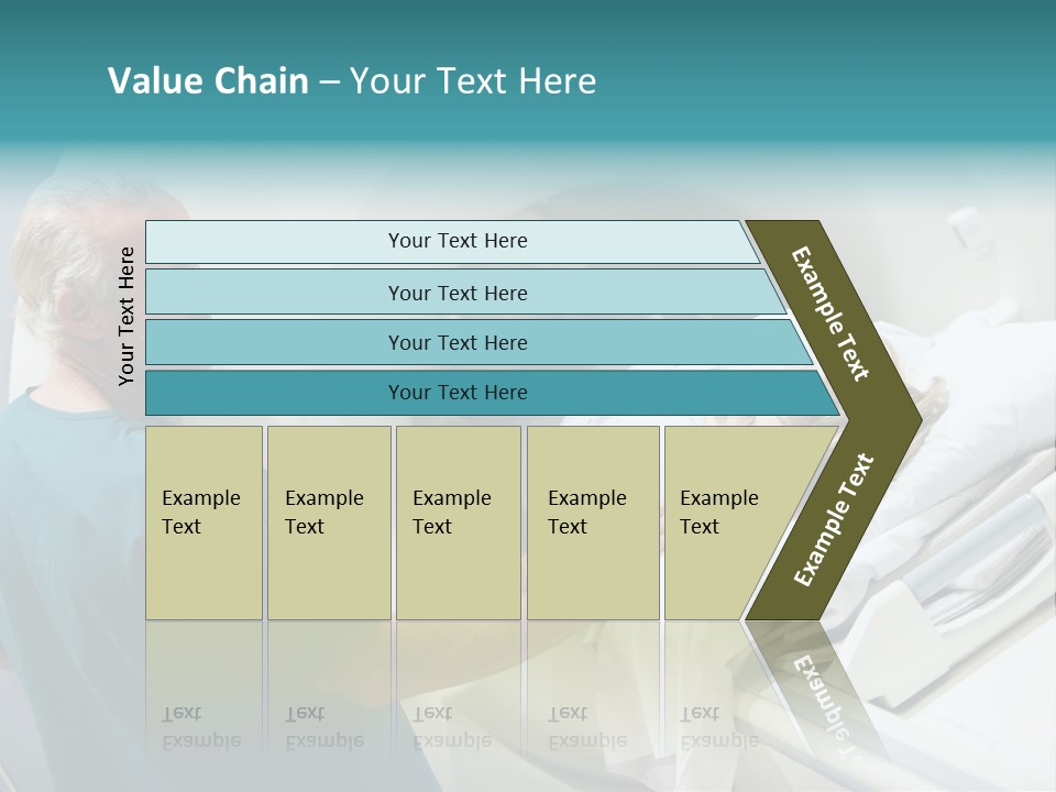 Doctor With Patient As They Prepare For A Computerized Axial Tomography (Cat) Scan PowerPoint Template