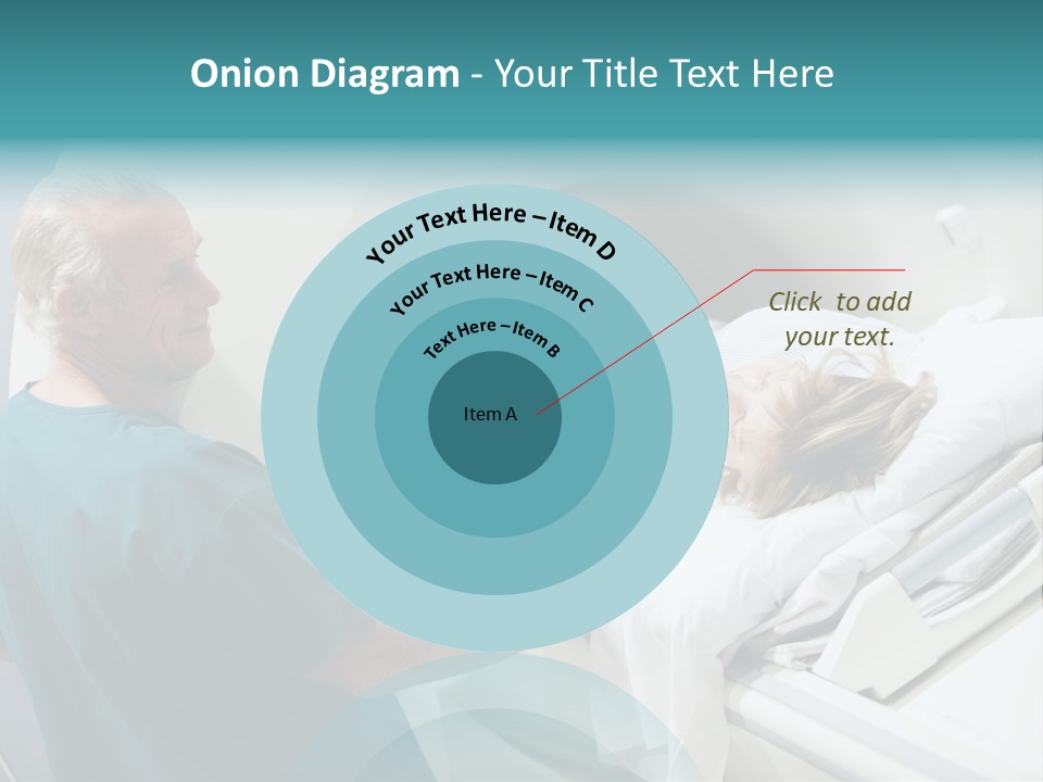Doctor With Patient As They Prepare For A Computerized Axial Tomography (Cat) Scan PowerPoint Template