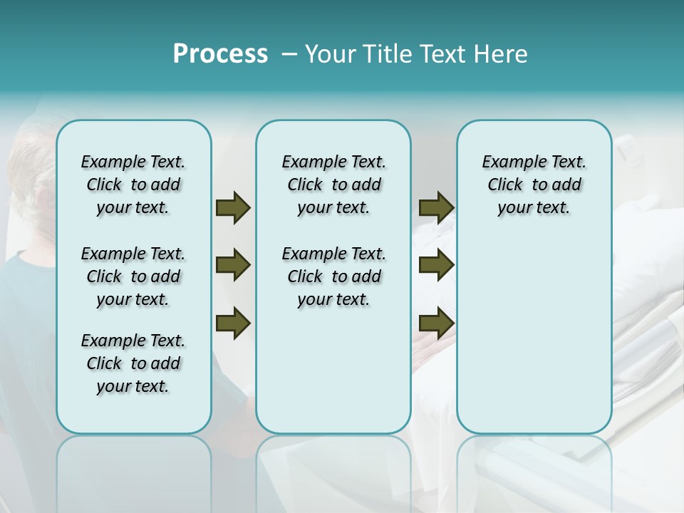 Doctor With Patient As They Prepare For A Computerized Axial Tomography (Cat) Scan PowerPoint Template