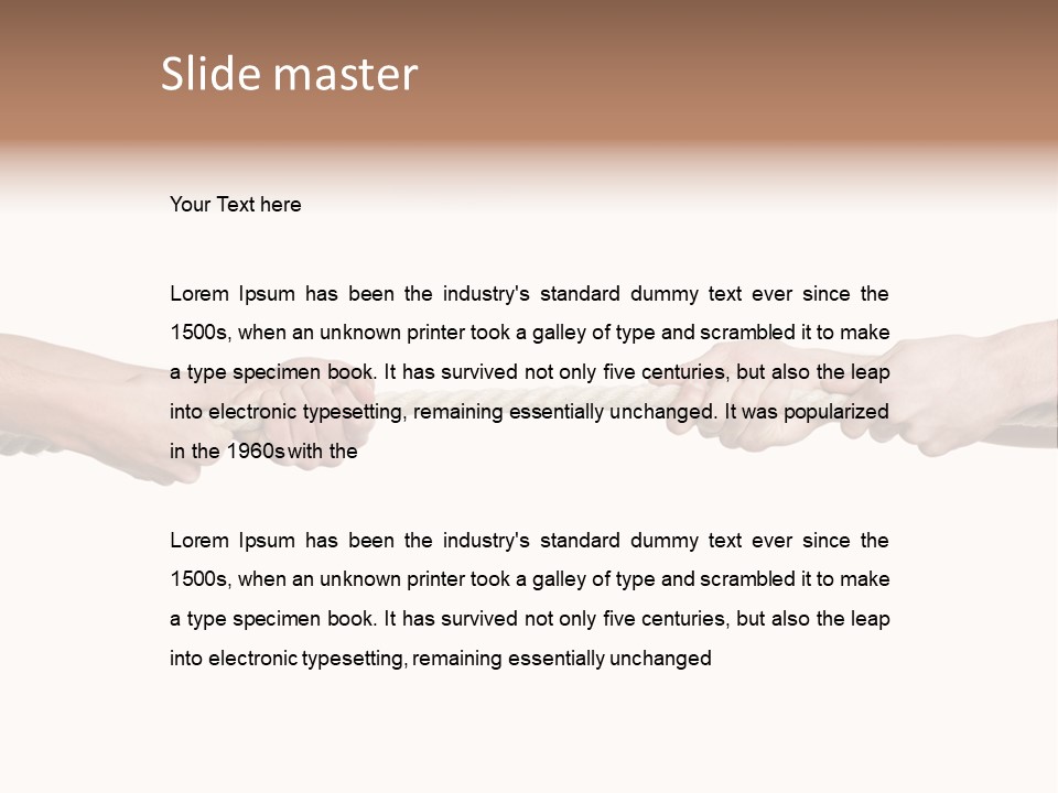 Tug Of War PowerPoint Template