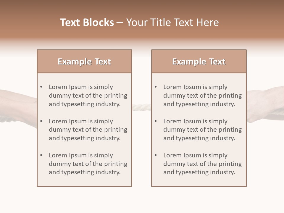 Tug Of War PowerPoint Template