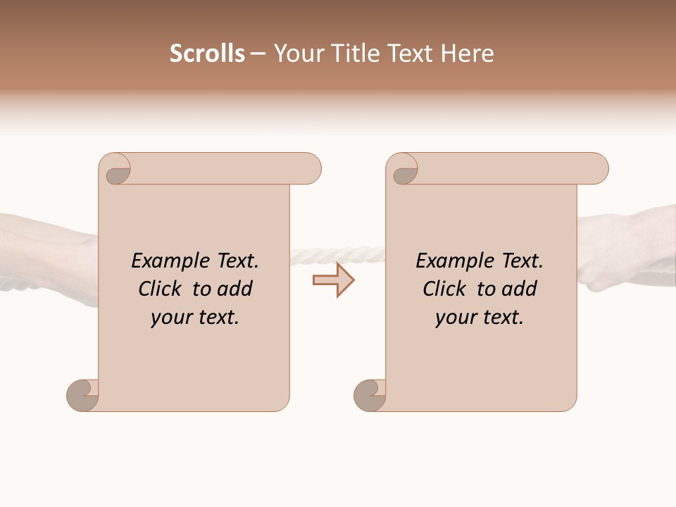 Tug Of War PowerPoint Template
