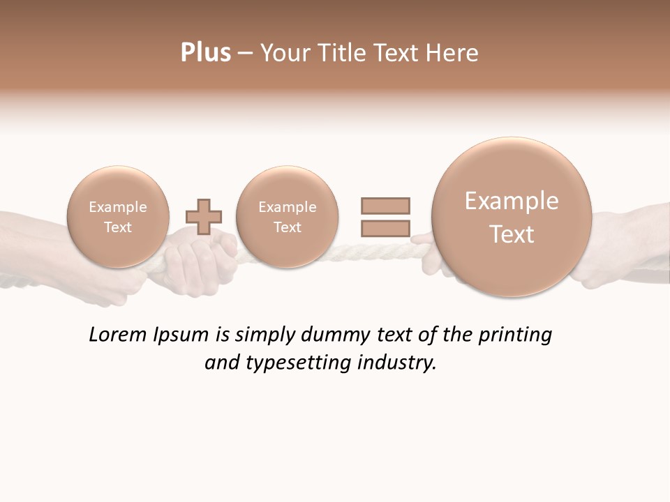 Tug Of War PowerPoint Template