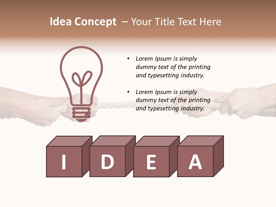 Tug Of War PowerPoint Template