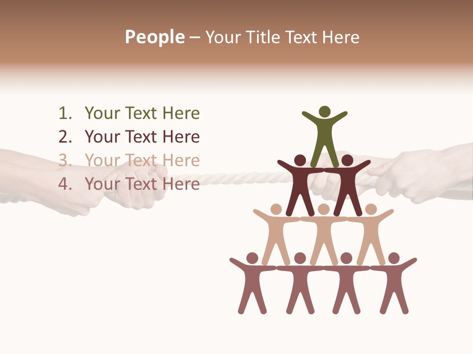 Tug Of War PowerPoint Template