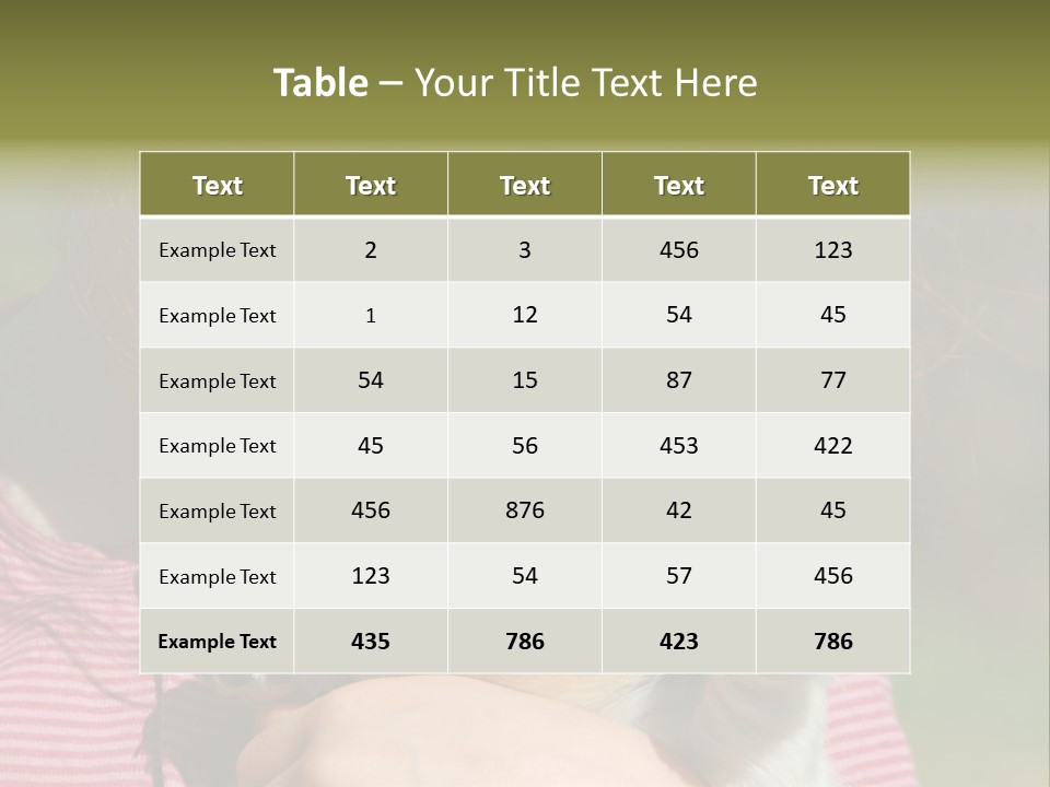 Little Girl And Her Very Young Puppy Jack Russel Terrier PowerPoint Template