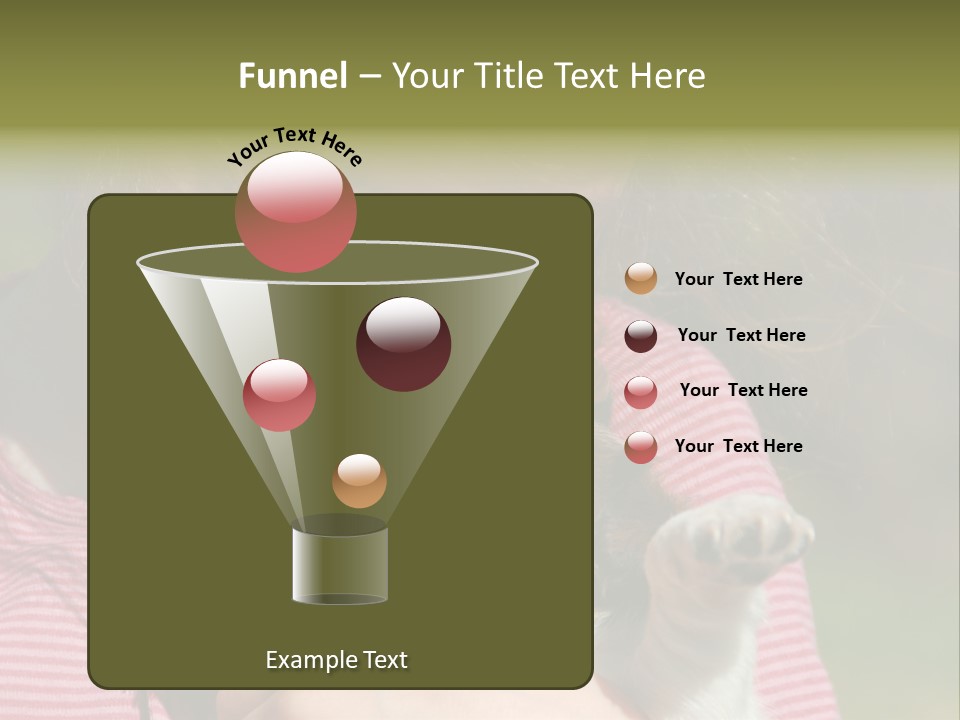 Little Girl And Her Very Young Puppy Jack Russel Terrier PowerPoint Template