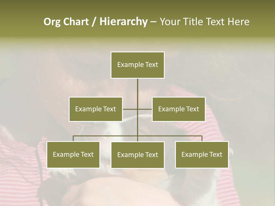 Little Girl And Her Very Young Puppy Jack Russel Terrier PowerPoint Template