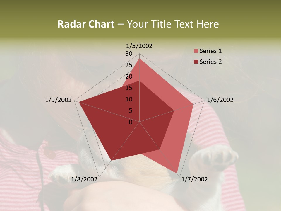 Little Girl And Her Very Young Puppy Jack Russel Terrier PowerPoint Template