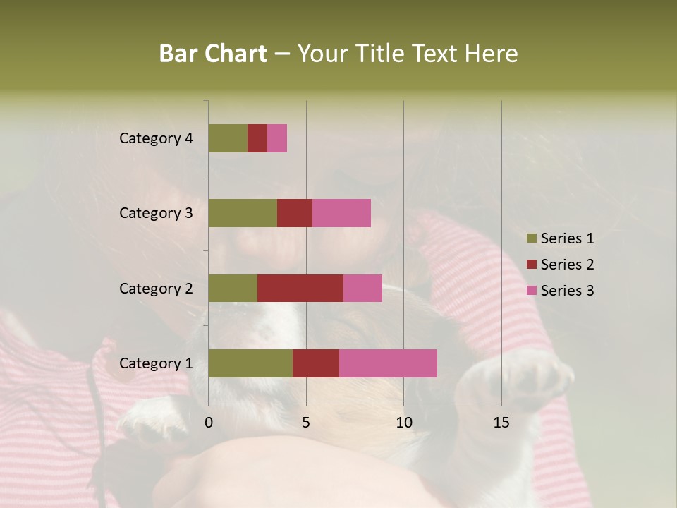 Little Girl And Her Very Young Puppy Jack Russel Terrier PowerPoint Template