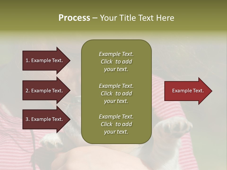 Little Girl And Her Very Young Puppy Jack Russel Terrier PowerPoint Template