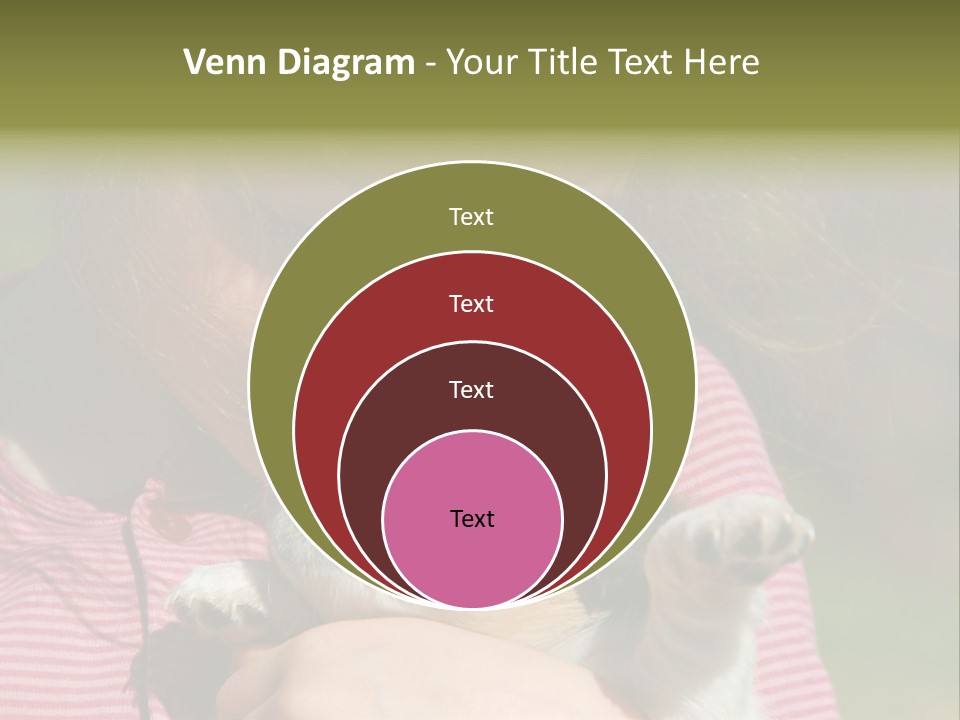 Little Girl And Her Very Young Puppy Jack Russel Terrier PowerPoint Template