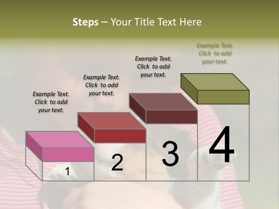 Little Girl And Her Very Young Puppy Jack Russel Terrier PowerPoint Template