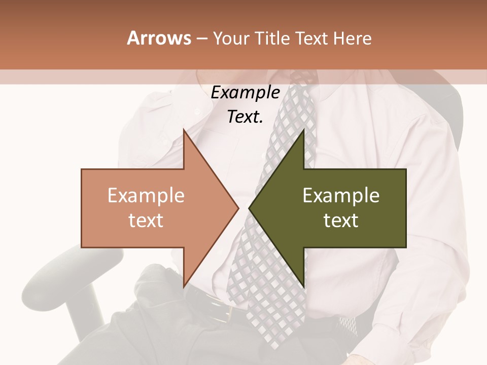 Businessman Yawns In His Comfortable Ergonomic Office Chair. Isolated On White. PowerPoint Template