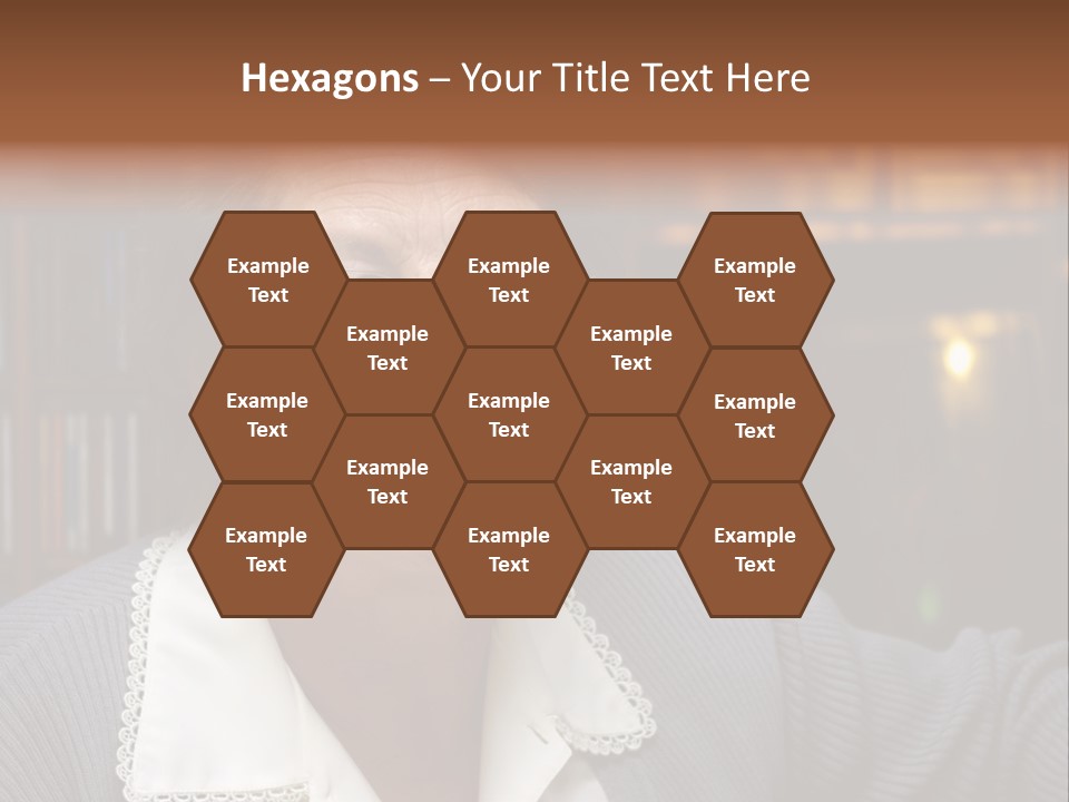 A Woman With Glasses Is Smiling For The Camera PowerPoint Template