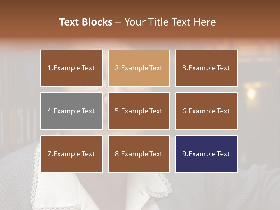 A Woman With Glasses Is Smiling For The Camera PowerPoint Template