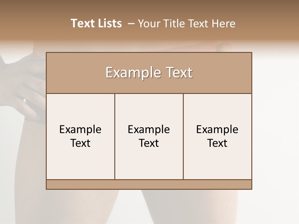 Fragment Of Attractive Male Body With Red Underwear Close-Up On Neutral Background PowerPoint Template