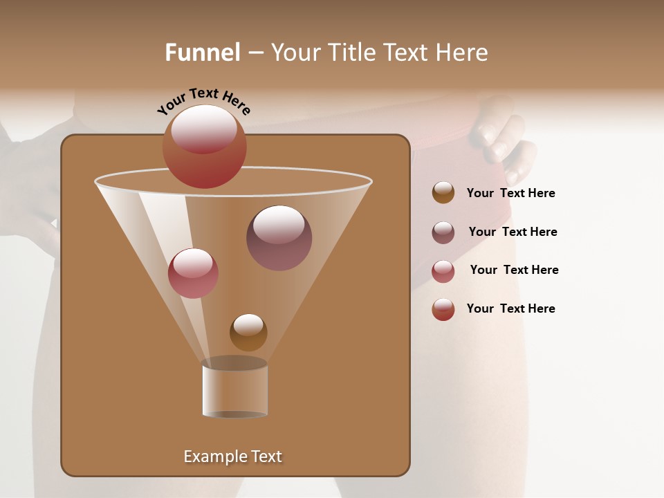 Fragment Of Attractive Male Body With Red Underwear Close-Up On Neutral Background PowerPoint Template