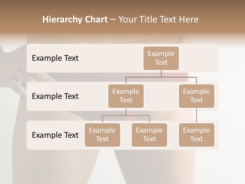 Fragment Of Attractive Male Body With Red Underwear Close-Up On Neutral Background PowerPoint Template