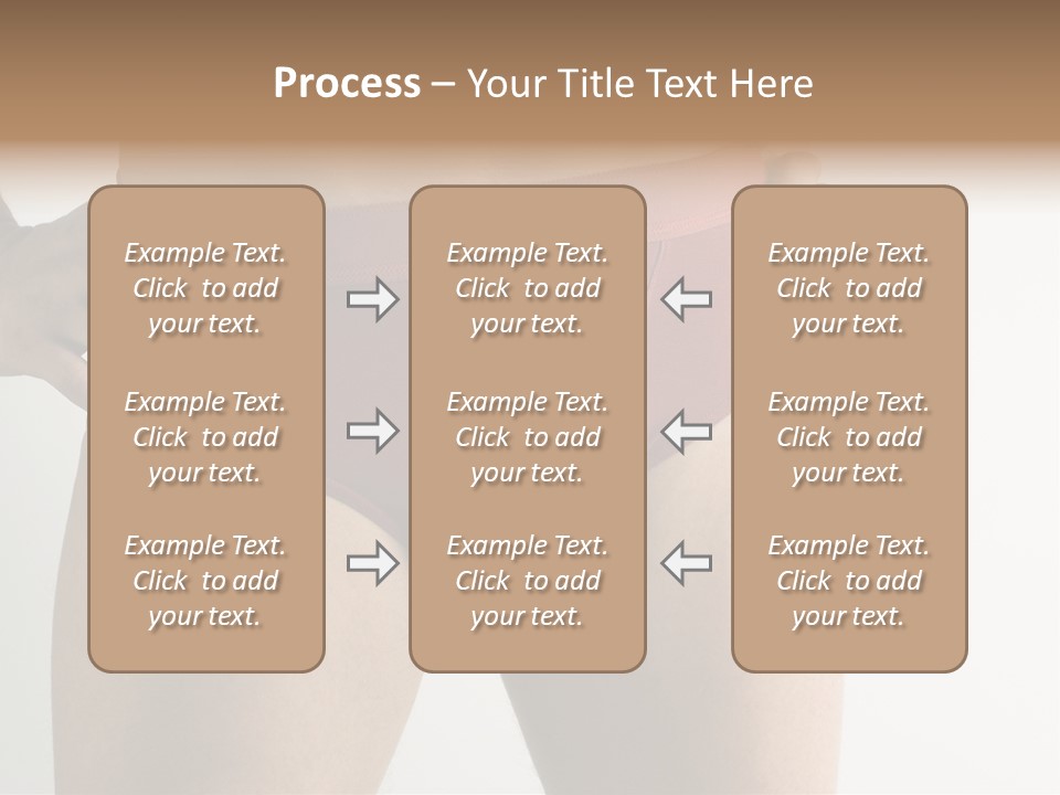 Fragment Of Attractive Male Body With Red Underwear Close-Up On Neutral Background PowerPoint Template