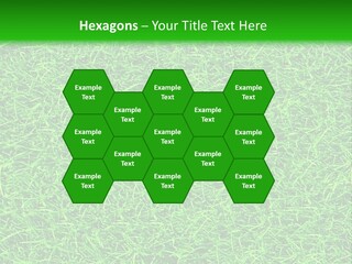 Fresh Grass Seamless Pattern. PowerPoint Template