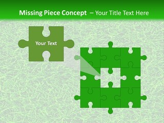 Fresh Grass Seamless Pattern. PowerPoint Template