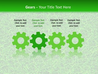 Fresh Grass Seamless Pattern. PowerPoint Template