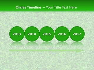 Fresh Grass Seamless Pattern. PowerPoint Template