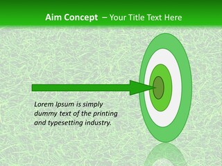 Fresh Grass Seamless Pattern. PowerPoint Template