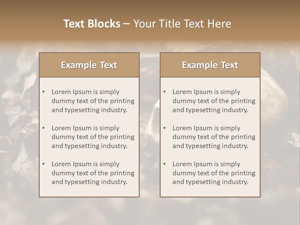 A Skull Laying In The Brush In A Forest. PowerPoint Template