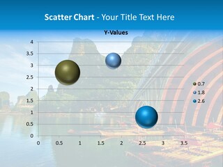 Li River Karst Mountain Landscape In Yangshuo, China PowerPoint Template