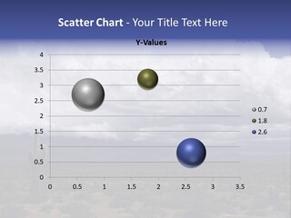 An Arid Landscape Waits For The Storm To Come. PowerPoint Template