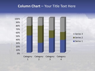 An Arid Landscape Waits For The Storm To Come. PowerPoint Template