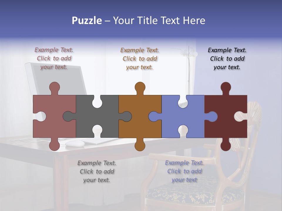 Comfortable Flat PowerPoint Template