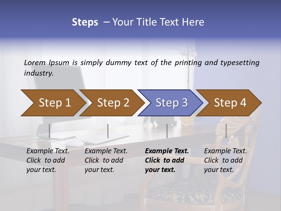 Comfortable Flat PowerPoint Template