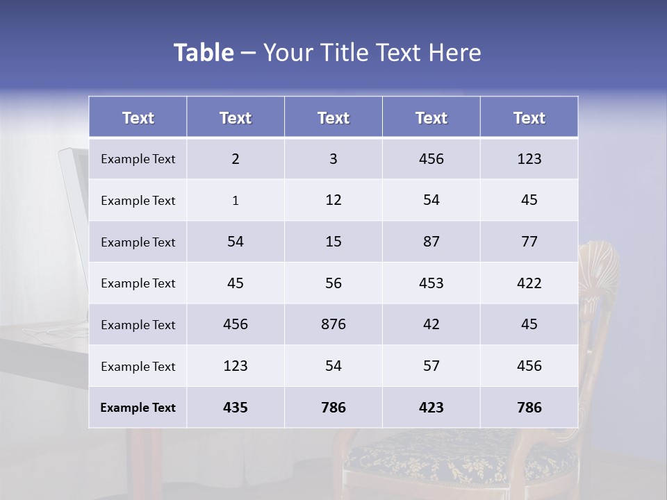 Comfortable Flat PowerPoint Template