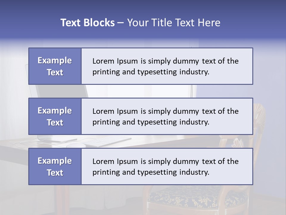 Comfortable Flat PowerPoint Template