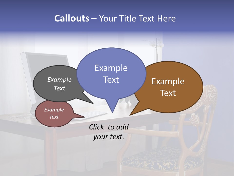 Comfortable Flat PowerPoint Template