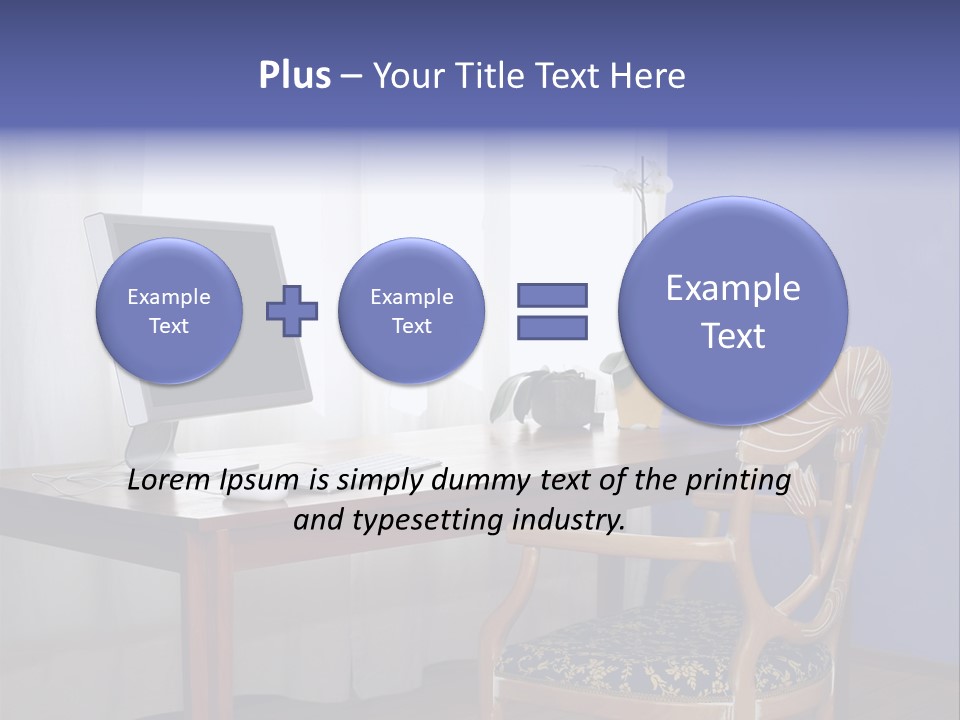 Comfortable Flat PowerPoint Template