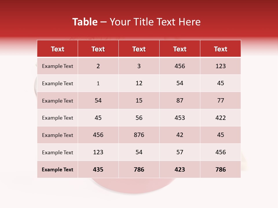 Red Bowl Of Instant Noodles, With Chopsticks. PowerPoint Template