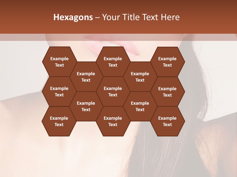 Young Woman With Sunglasses PowerPoint Template