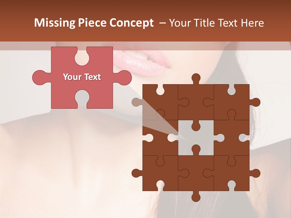 Young Woman With Sunglasses PowerPoint Template