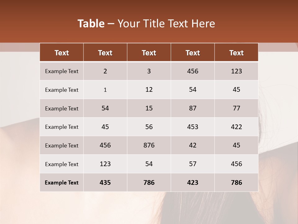 Young Woman With Sunglasses PowerPoint Template