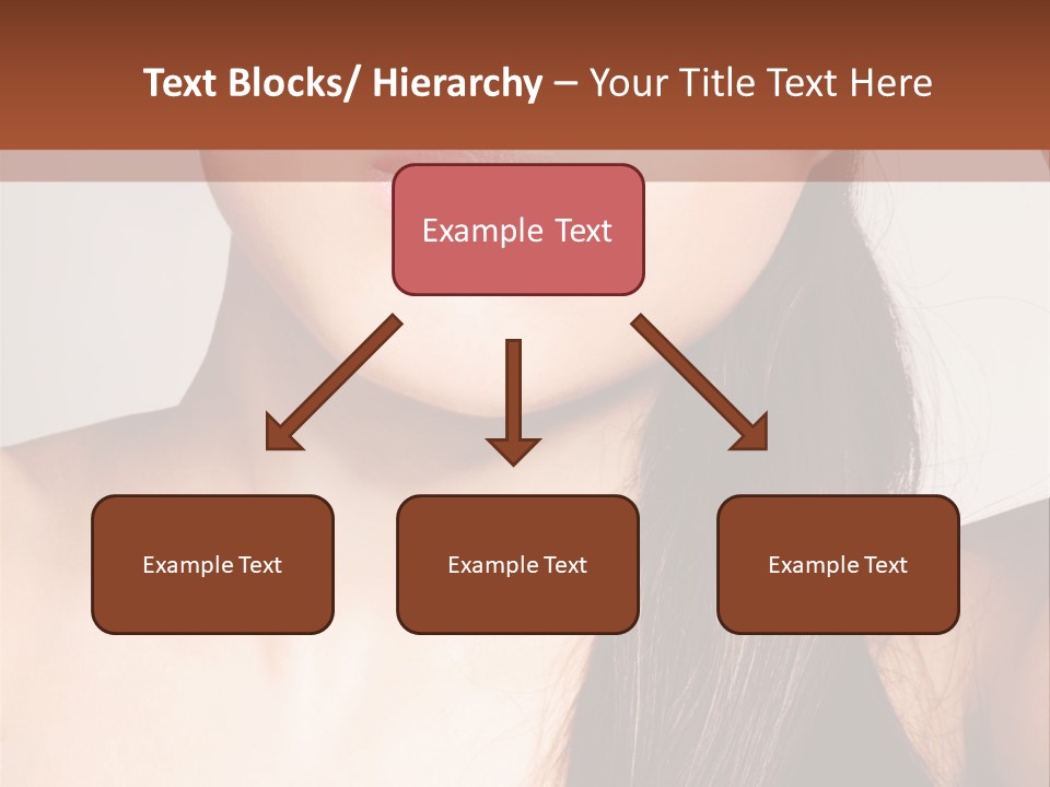 Young Woman With Sunglasses PowerPoint Template