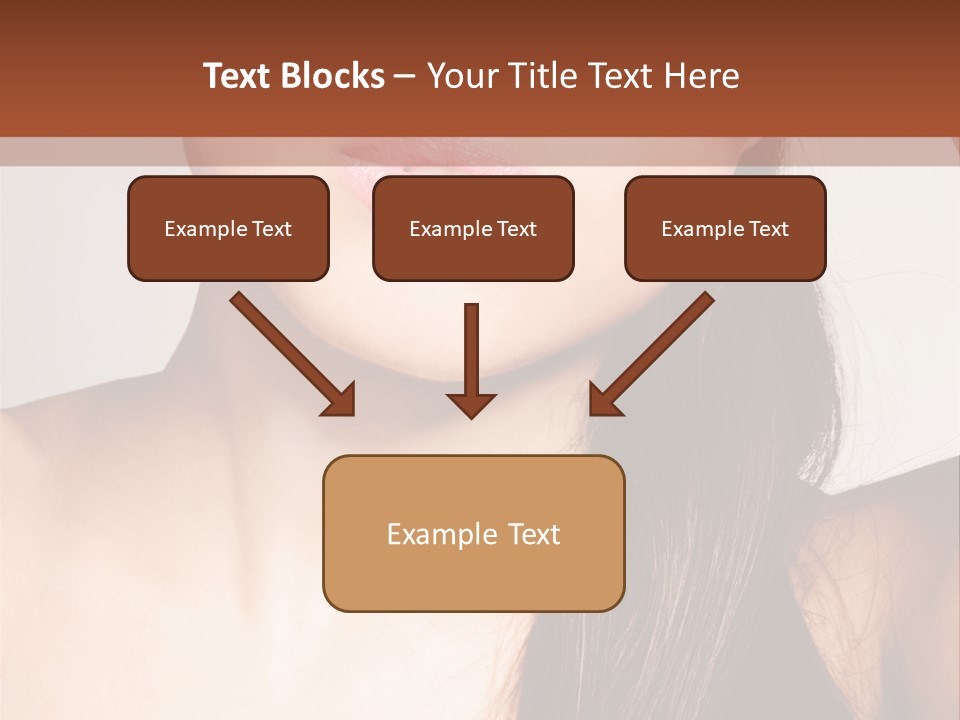 Young Woman With Sunglasses PowerPoint Template