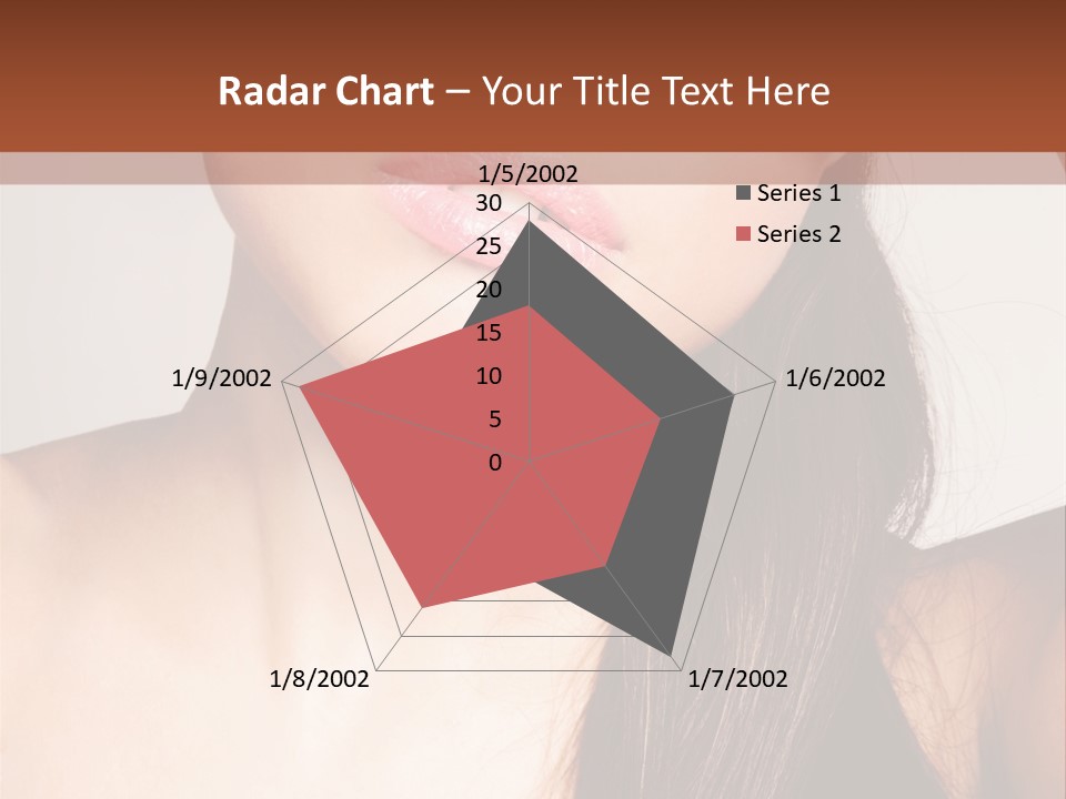 Young Woman With Sunglasses PowerPoint Template