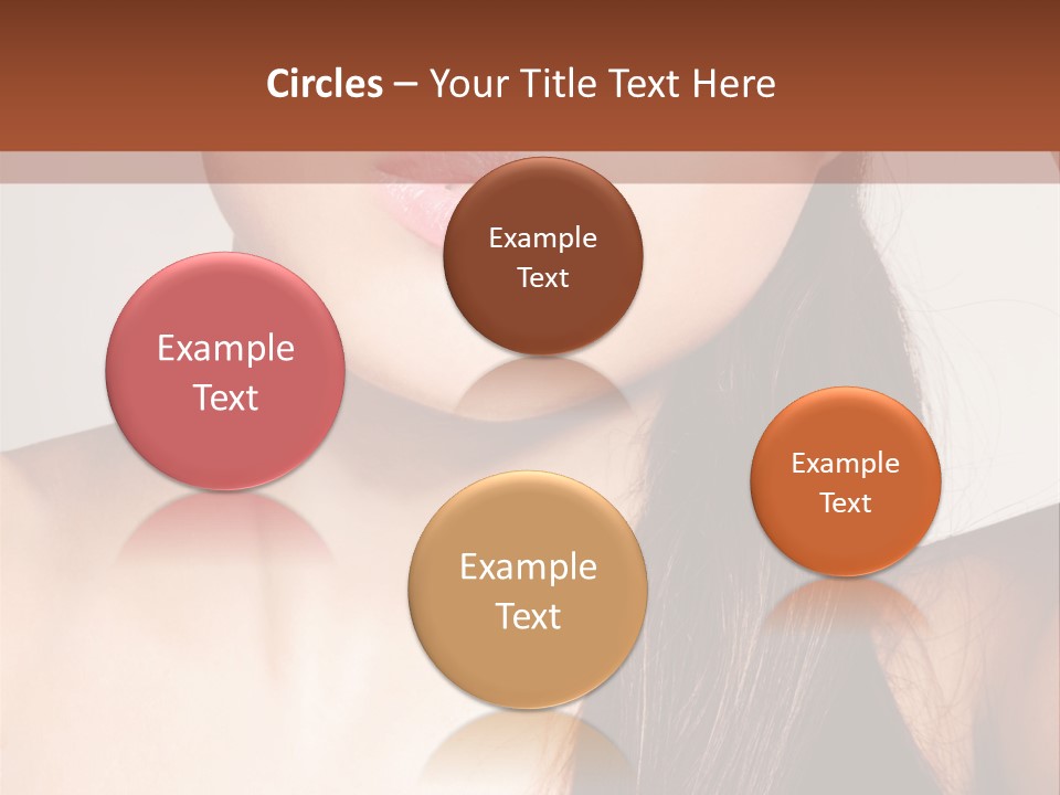 Young Woman With Sunglasses PowerPoint Template