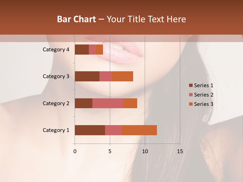 Young Woman With Sunglasses PowerPoint Template